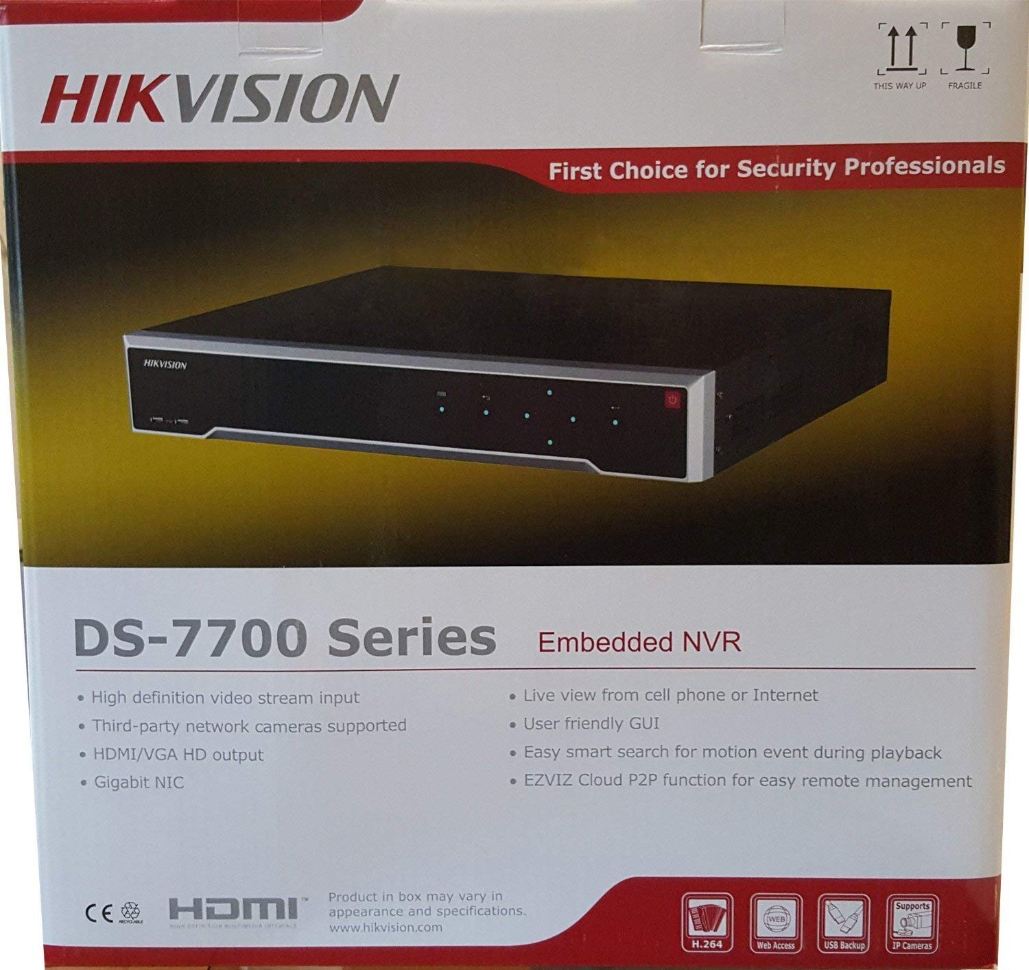 その他 HIKVISION(Model:TK-7716-I4/16P) Hikvision DS-7716NI-I4/16P 16CH 4K Embedded Plug & Play Network