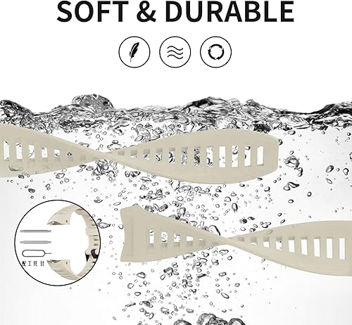 Miniatura 52 de Correa de repuesto para reloj Garmin Instinct, correa de silicona suave compatible con Garmin Instinct 2/Solar/Tactical Pizarra