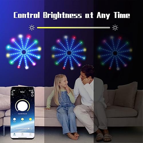 Miniatura 3 de Luz nocturna para decoración de pared, luces de Navidad personalizables con aplicación, luz LED inteligente, decoración de pared, bonito letrero de