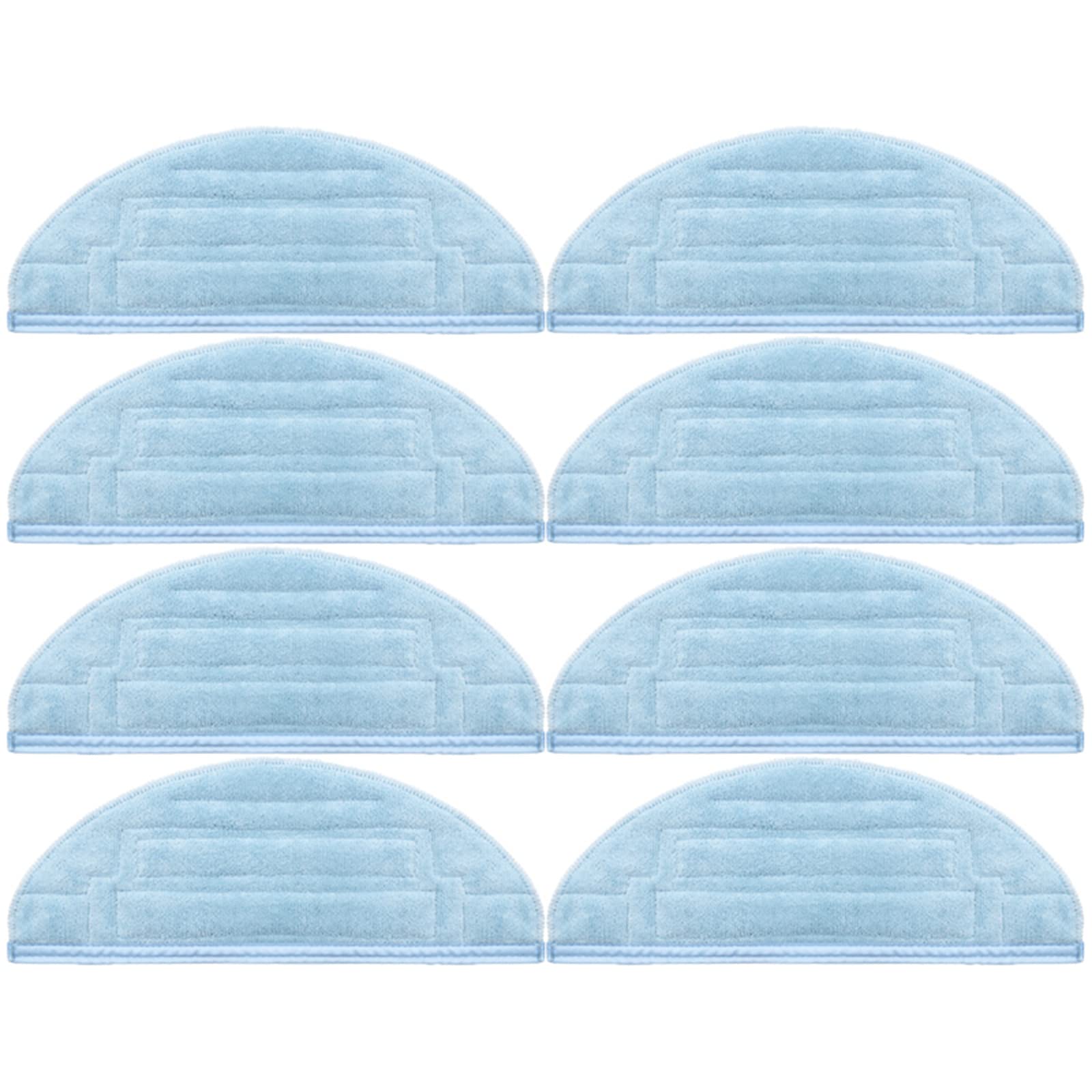 Kalttoy Mop Cloths Sweeping Robot Mop Cloth Sweeping Robot Replacement Cloths Fiber Mopping Pads Set for S8+ S8PRO Pads