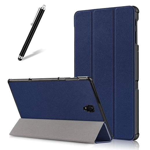 Artfeel Funda para Samsung Galaxy Tab A 10.5 (2018) T590/T595, delgada, ligera, con función atril y función atril para función de encendido y apagado automático, color morado