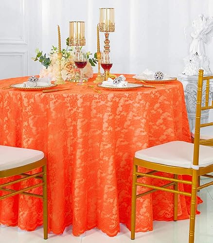 Miniatura 5 de Superposiciones de encaje de 108 pulgadas, manteles de encaje redondos, manteles de encaje superpuestos, manteles de encaje para decoración de