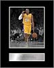 Iconic pics Kobe Bryant Print Signed Mounted Photo Display #01 Printed Autograph Picture Print