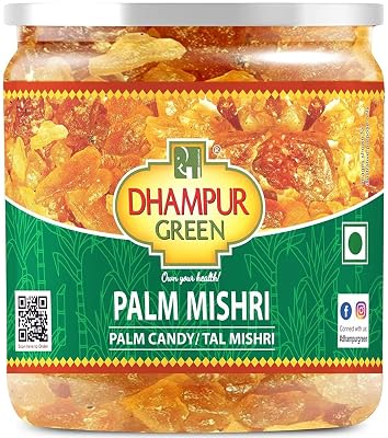 Dhampure Speciality Palm Candy Tal Mishri, 700 Grams|Palm Candy Sugar Crystals|Panam Kalkandam|No Added Chemicals|No Col