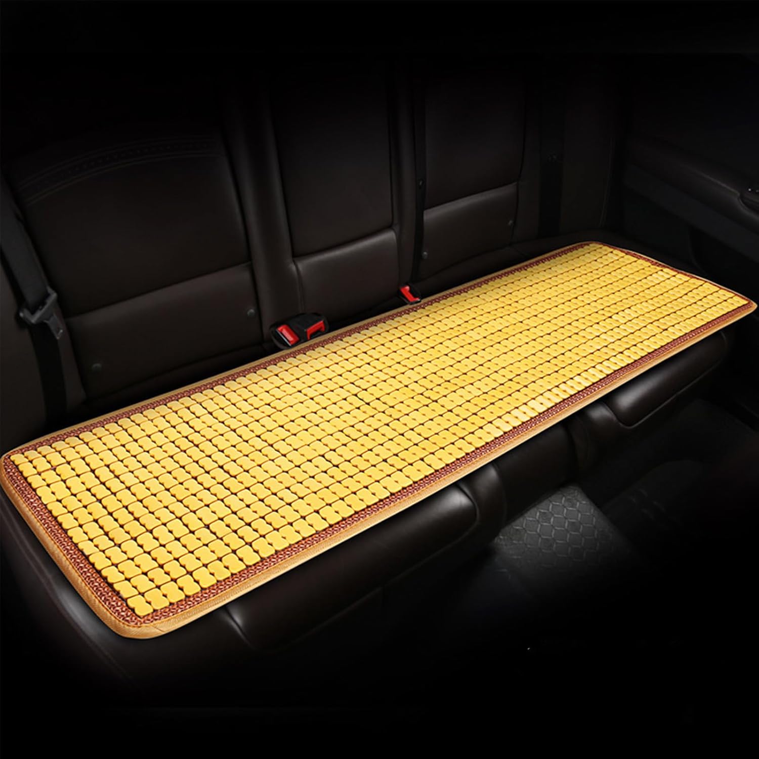 Bamboo Chair Cushions Premium Automotive Seat Cushions Cooling Seat Pad for Car Ventilated Car Seat Cover Cushion for Summer (Brown (2 Pcs)