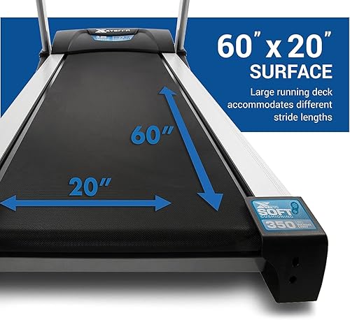 Miniatura 7 de XTERRA Fitness Sport Series Premium Folding Smart Treadmill, Handlebar Speed and Incline Controls, Large XTRASoft Cushioned Running Deck, Built-in