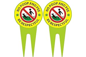 No-Dog-Poop 2 Pack - Keep your Yard Clean