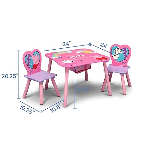 Miniatura 21 de Delta Children - Juego de mesa y silla para niños Encanto de Disney con almacenamiento (2 sillas incluidas), ideal para artes y manualidades, hora