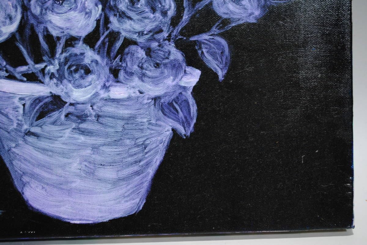 Amazon.co.jp: 売切り屋油彩 白い静物 白鳥龍介 真作保証 サイン