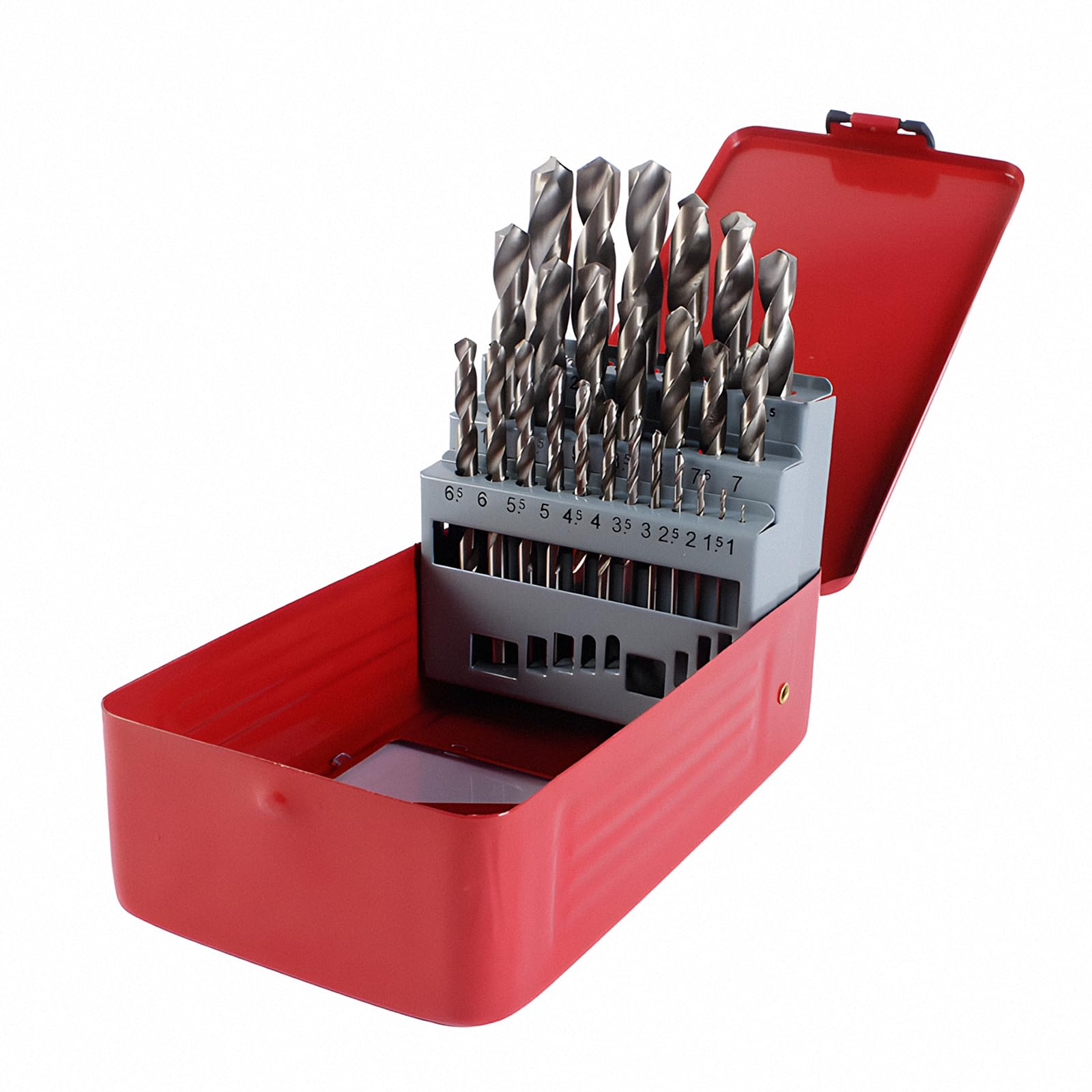 Foyscr Professional 25-Piece HSS Twist Drill Bit Set for Metal Wood Plastic with ProBox Storage Case Drill Driver Accessories High Speed Steel — image 1