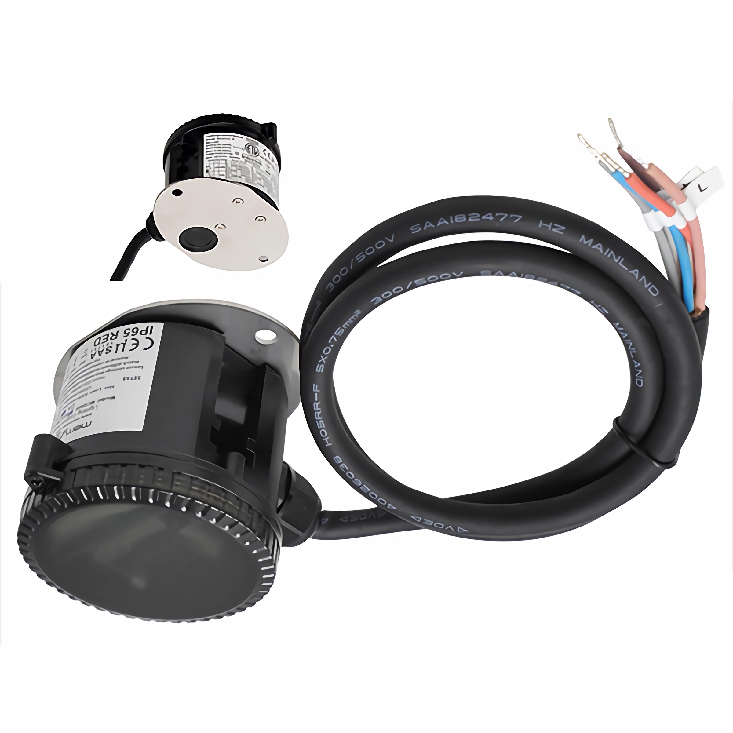 MC054VRC2B Merrytek Mikrowellen Bewegungssensor 5.8GHz Dimmbar IP65 Bewegungsmelder 120-277V Deckenmontage LED-Schalter 1-10V Industrie Lagerhallen Fernbedienbar