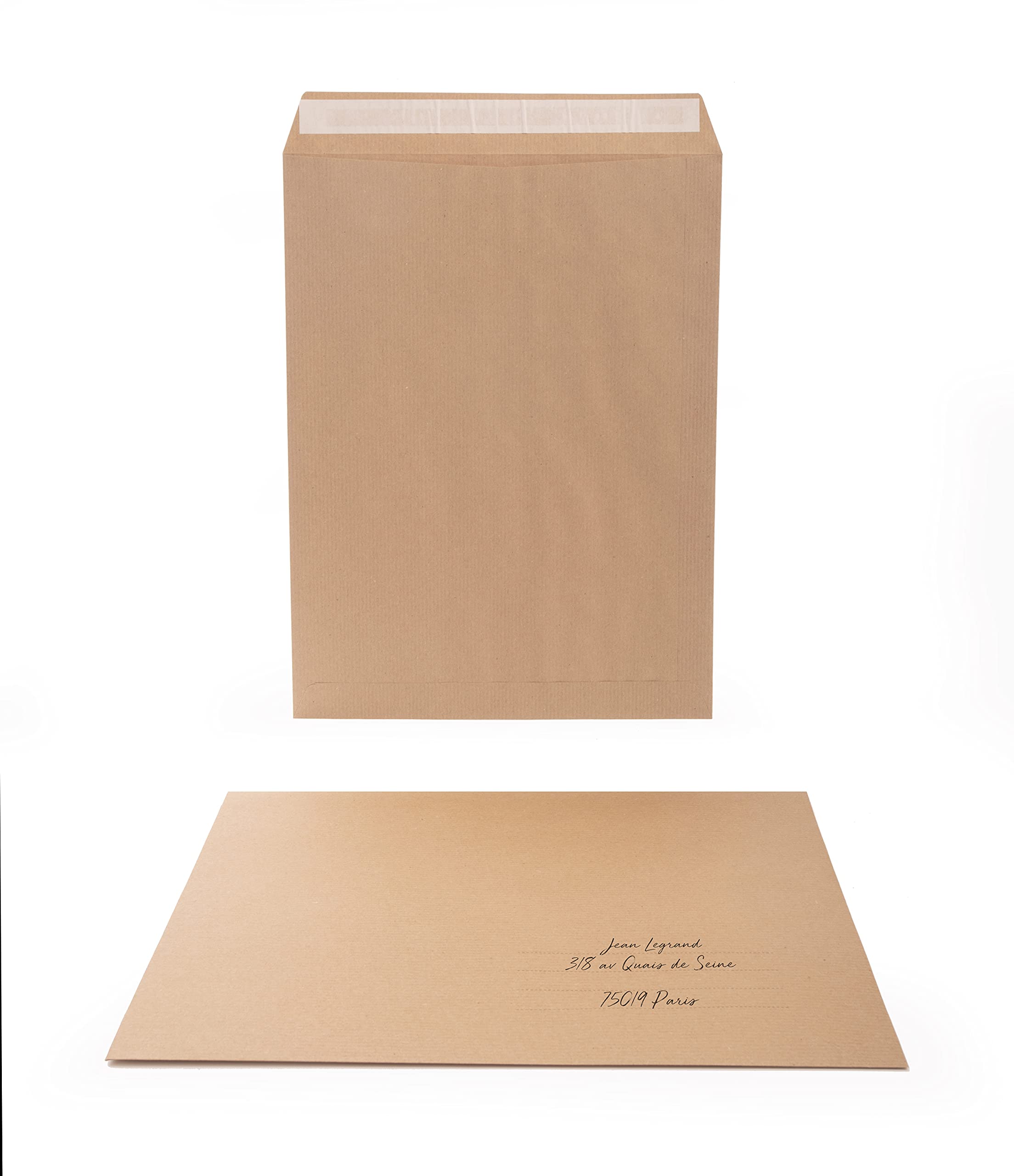 100100022 Enveloppe auto-adhésive 260x330 90Gx10 Kraft blond - Enveloppes commer