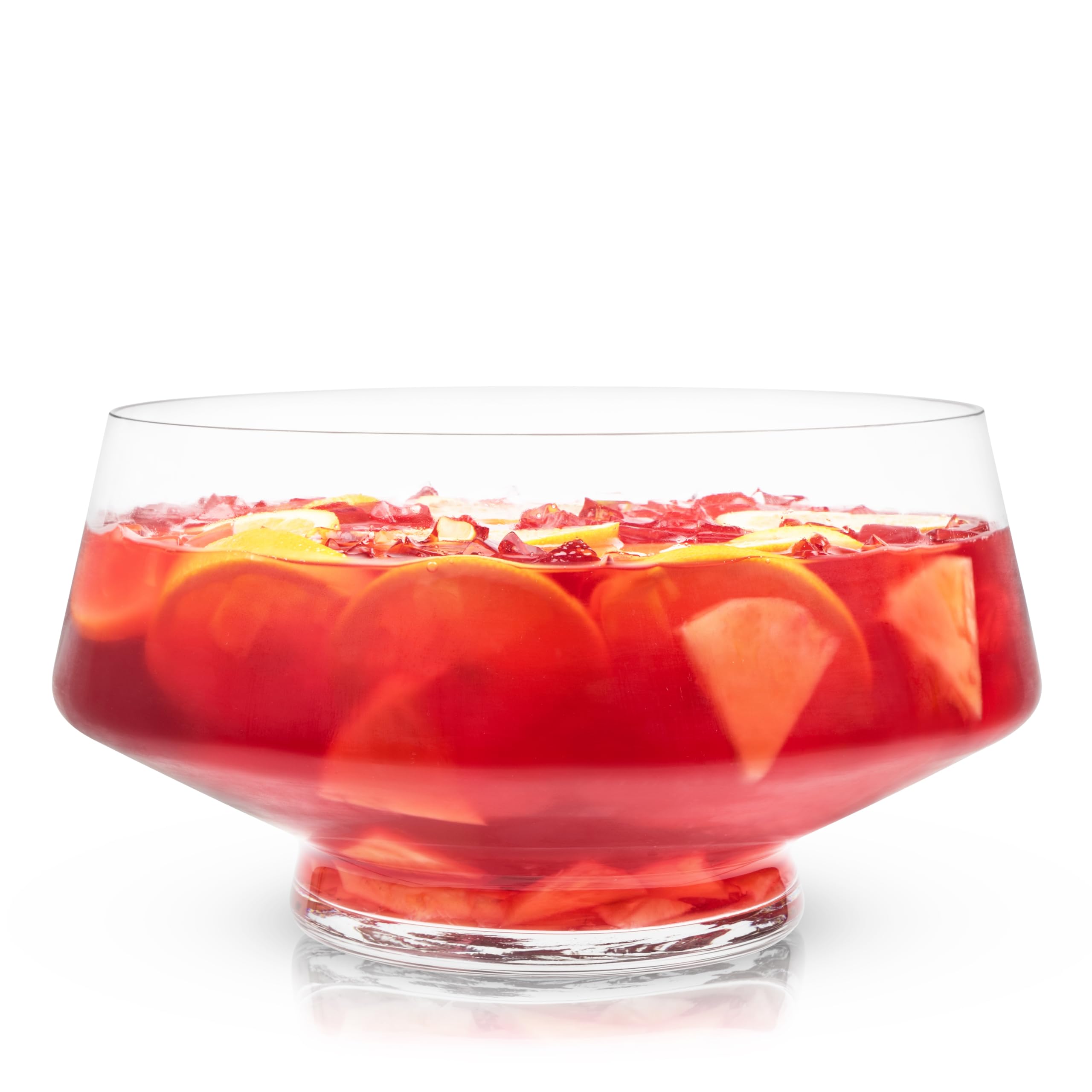 Viski Footed Punch Bowl - Party Serveware -7
