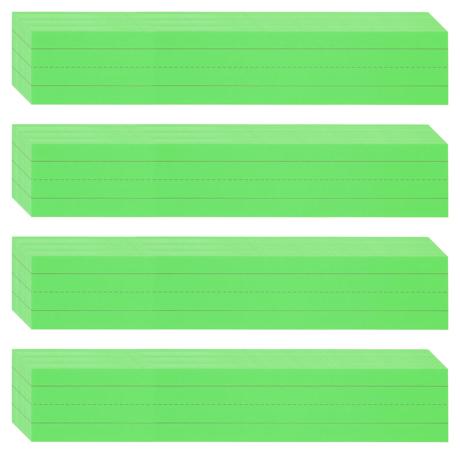 PATIKIL 100 Sheets Ruled Sentence Strips