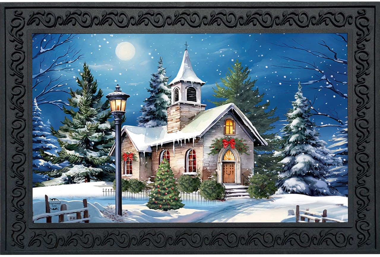 Briarwood Lane Naughty or Nice Christmas Doormat