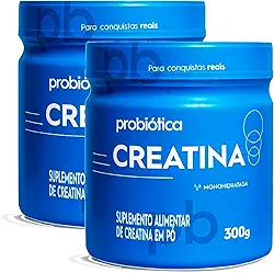 Kit 2x Creatina 100% Pura - Monohidratada, Marca Probioticaa 300g Cada - Total 600g