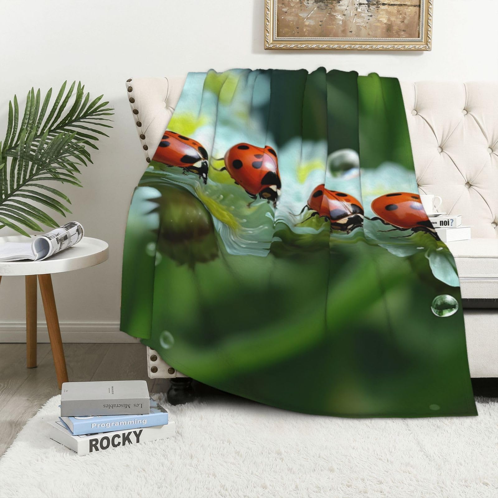 Couverture polaire en flanelle pour des instants de douceur partagés en famille