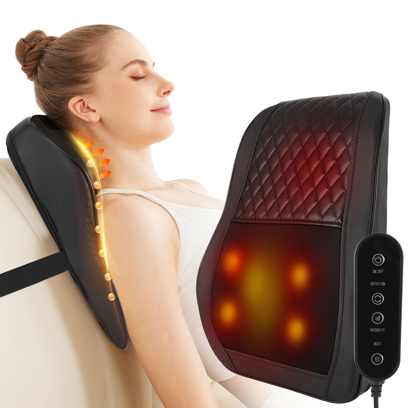AERLANG Cordless Neck and Back Massager with Heat