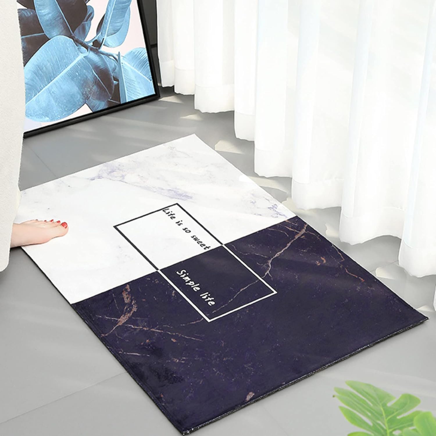 おしゃれな玄関マット カラー 屋外 オシャレ ドアマット 北欧 180*240CM マット カーペット ラグ 泥落とし 滑り止め 便