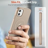 Vista 1610 de SUPFINE Funda magnética para iPhone 11 (compatible con MagSafe) (protección contra caídas de grado militar), translúcida mate a prueba de golpes