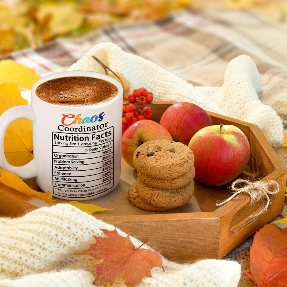 Breezy Valley Chaos Coordinator Mug Gifts for Women Men, Appreciation Gifts for Coworkers Leaving Gift, Boss Coworker Christmas Gift, Thank You, Goodbye, Going Away, Farewell Presents for Coworkers - Image 6