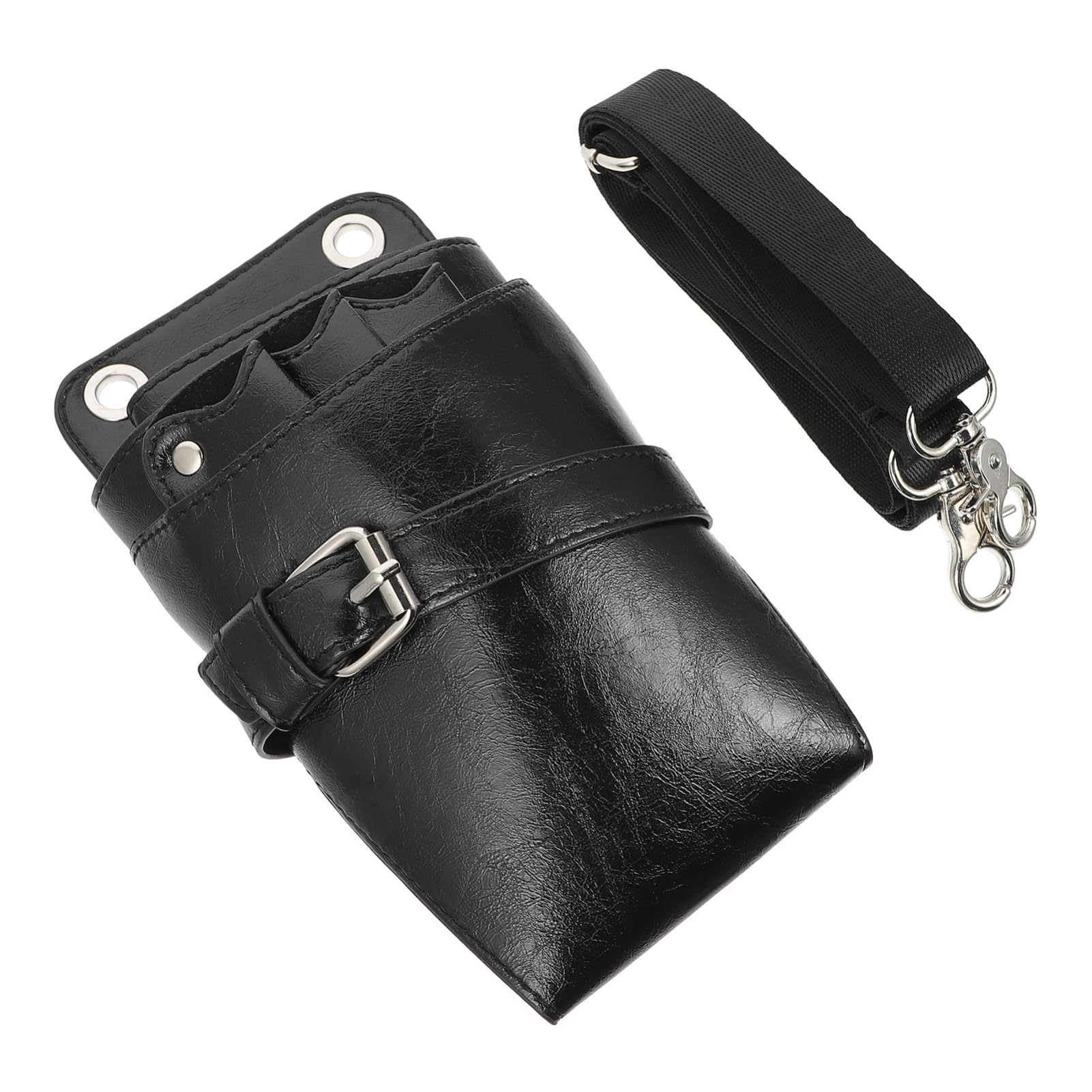 NULYLU Hairdressing Tools Belt Bag Pu Leather Scissor Pouch Professional Fanny Pack for Women