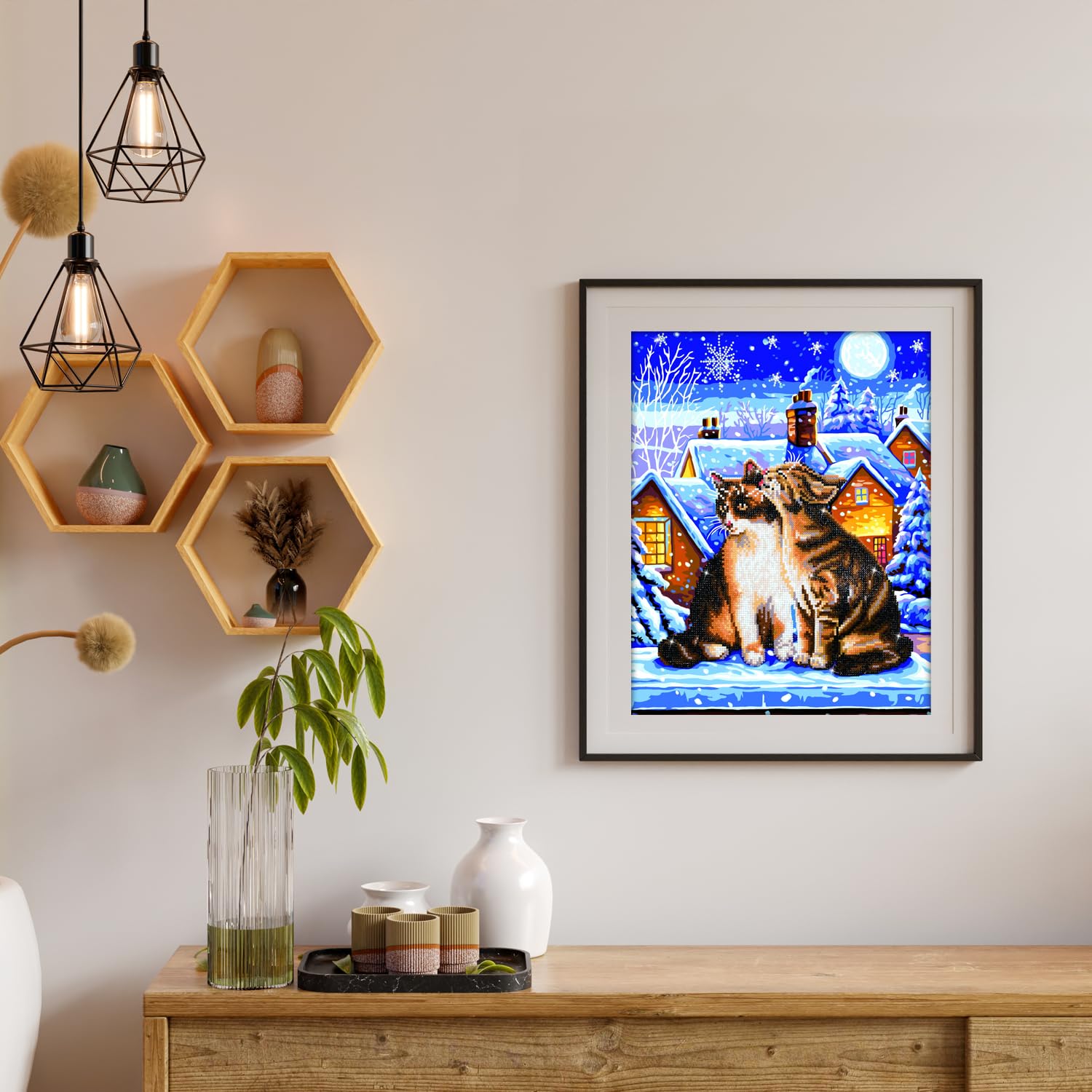 Needleart World DD9.012 - Kit creativo in resina, multicolore, 40 x 50 cm