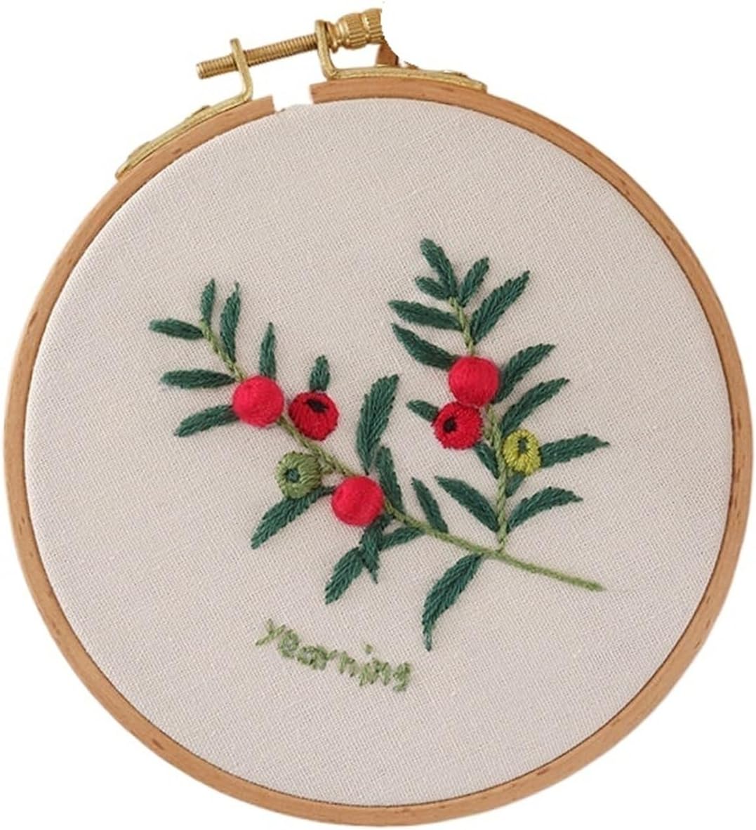 YGNYDGMO DIY Embroidery Kit, Cross Stitch Set for Adults Kids, Handmade Craft Gift(Yew)