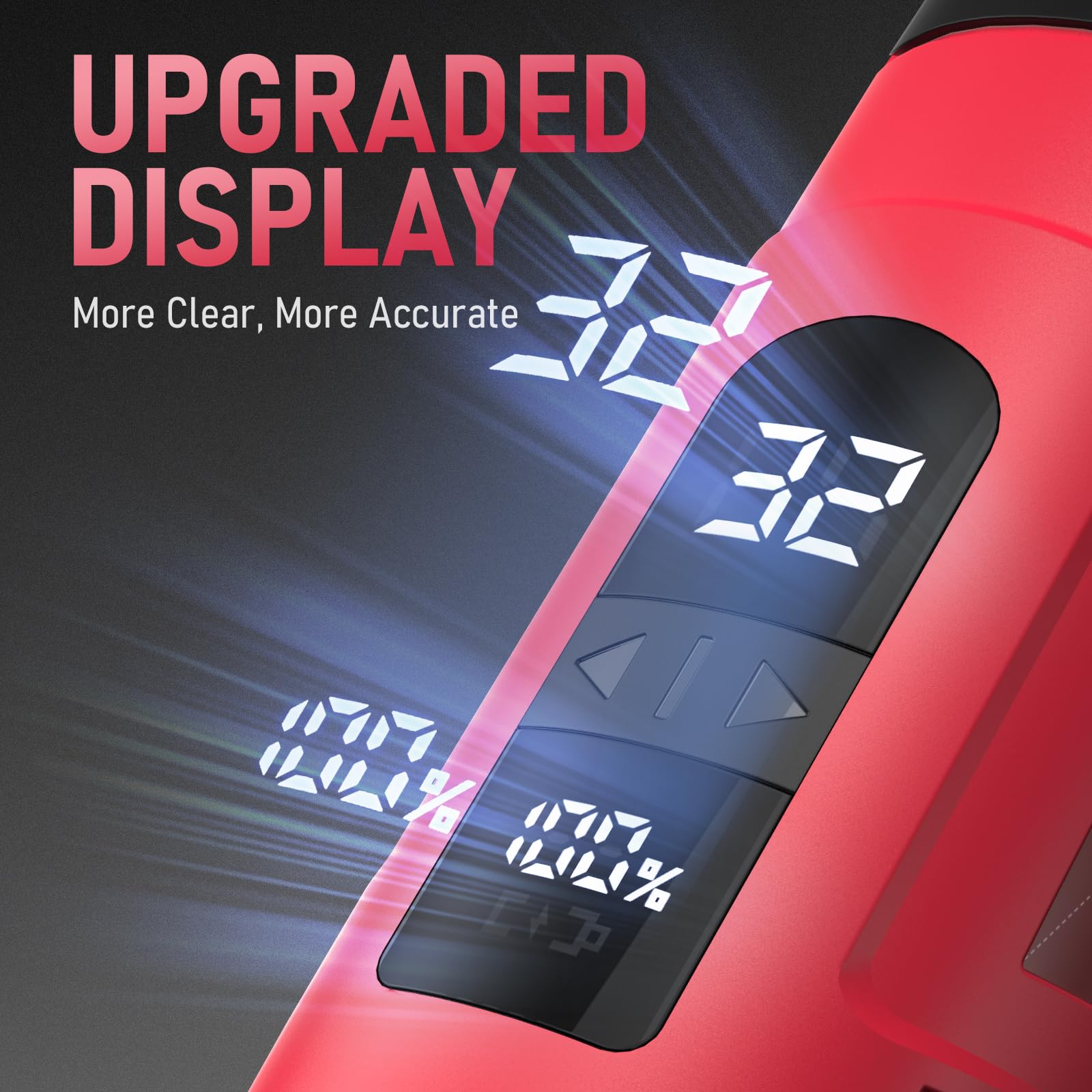 YESWELDER Affilatrice a elettrodo in tungsteno per saldatura TIG, portatile elettrico con display a LED, strumento rotante senza fili per saldatura TIG con scanalatura piatta per blocco di macinazione