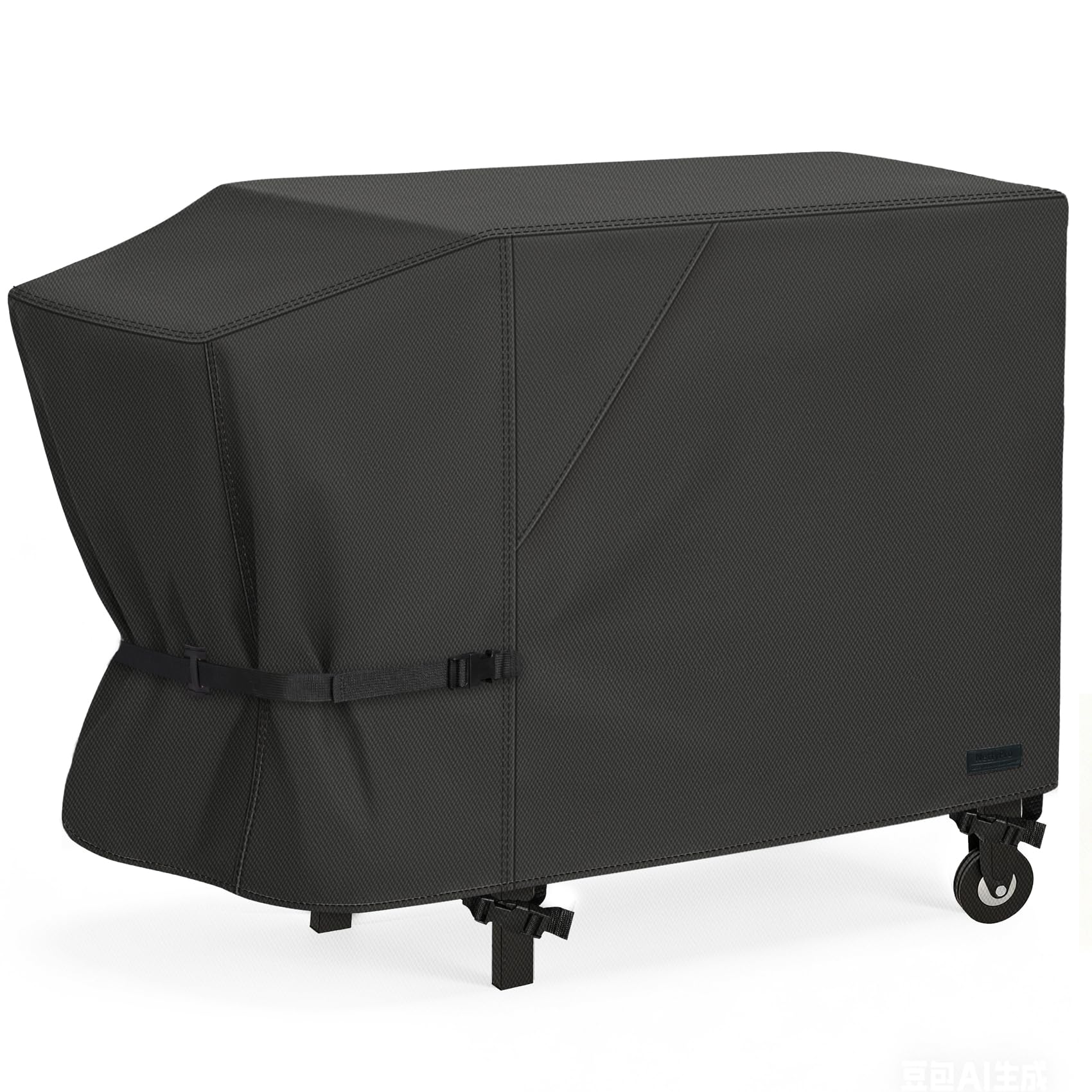 NettyPro Griddle Cover for Blackstone 28" Griddle with Single Shelf, Waterproof Heavy Duty 2 Burner Flat Top Gas Grill Cover for Blackstone 28" Griddle Station Camping, Black