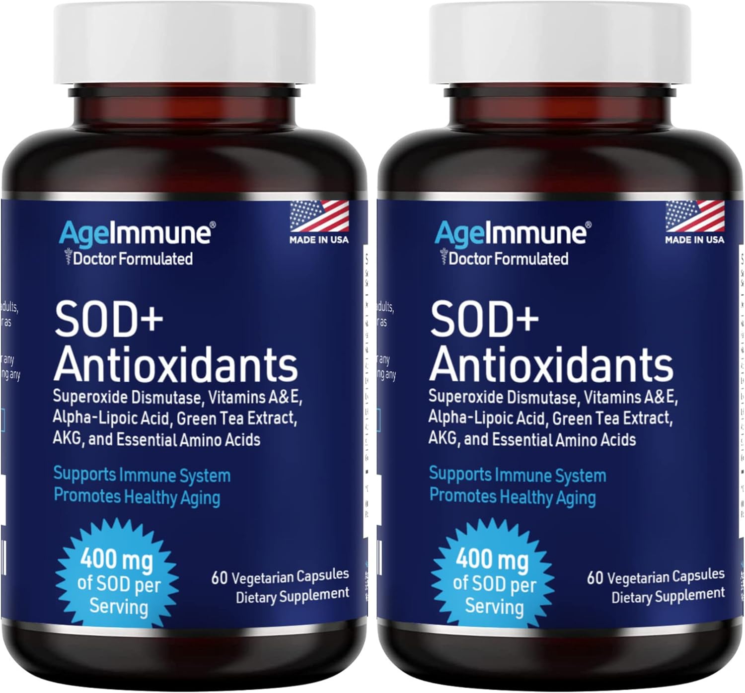 SOD Antioxidants Anti Aging Supplement with 400mg of