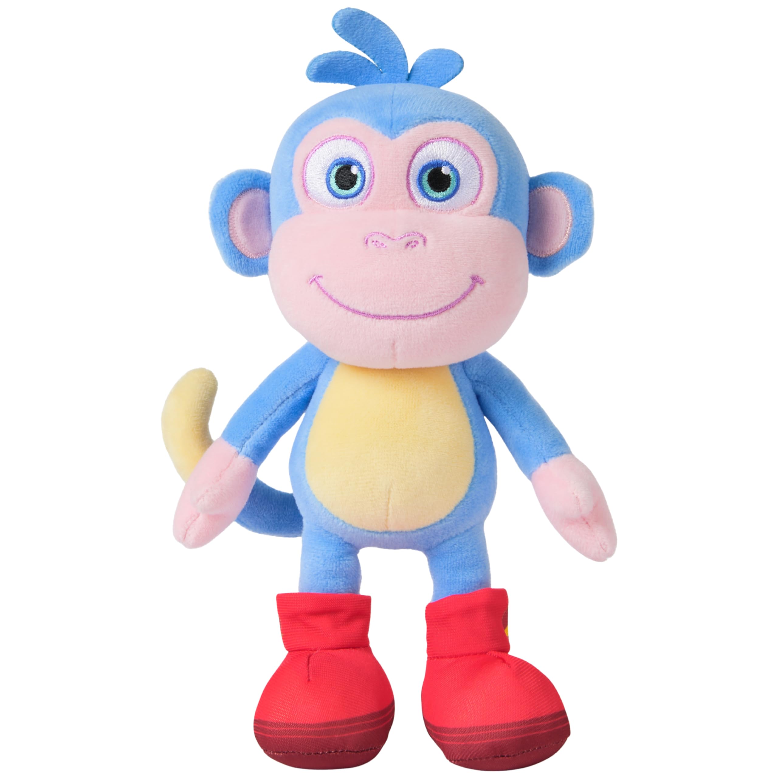 Dora Official Boots Plush Doll, Educational Toys, Plush Toys, Stuffed Monkey for Ages 3 and Up, 8”