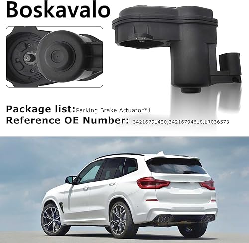 Miniatura 7 de Pinza de freno de mano de estacionamiento trasero servo motor actuador de freno de mano para BMW 34216791420 34216794618 M5 X3 Z4 f10 f11 528i 535i