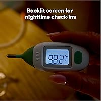 Vista 5 de Frida Baby Rectal Thermometer for Babies, Digital Fever Thermometer for Babies, Newborns & Infants, Quick & Accurate Temperature Check, Water