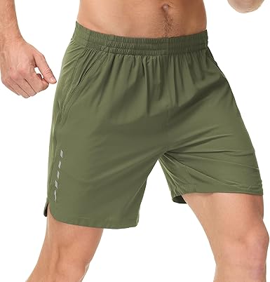 Mens lined running shorts with pockets Clearance