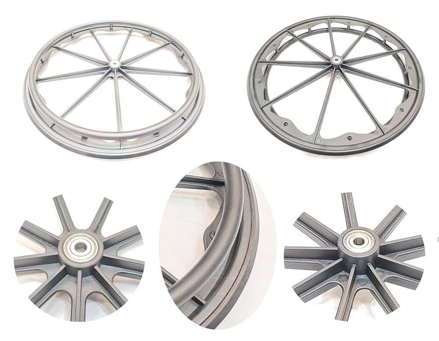 CAREERING PLACEBO301 （YW） Amazon.com: Wheelchair rear wheel replacement 24x1