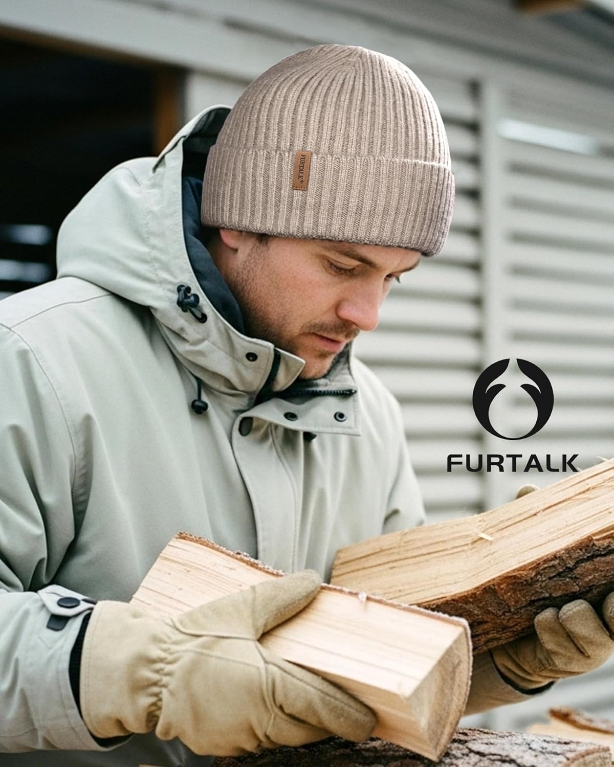 FURTALK Double Layer Winter Hats for Men Women Beanie Thick Cuffed Warm Ski Hats - Image 4