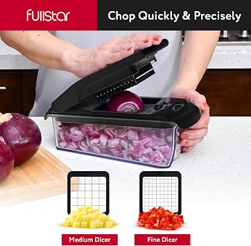 fullstar Bundle: Chopper and 2 Silicone Lids