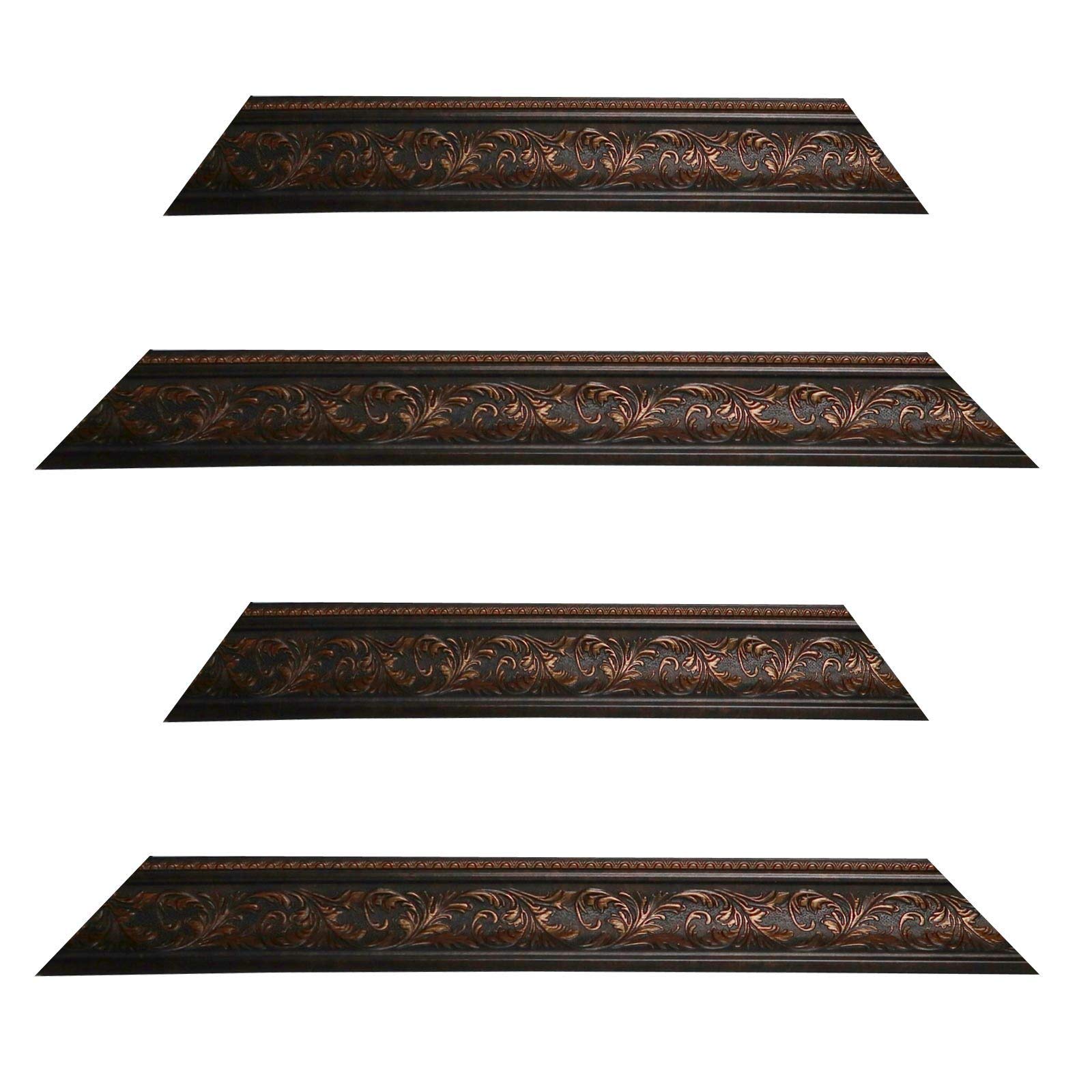 Cadre baroque or vieil 917 ARO idee cadeau anniversaire de mariage 40x50
