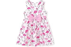 Trendy Flamingo Sundress for Style-Savvy Little Girls
