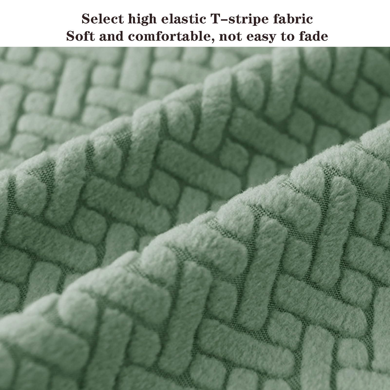 Juego de 6 fundas elásticas de jacquard suave para sillas, lavables y extraíbles, para comedor, cocina, banquete, restaurante y hogar