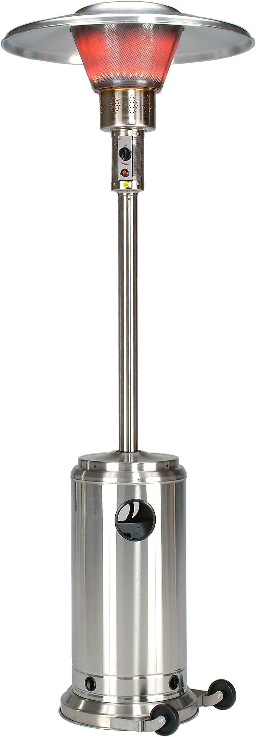 PS-4005-CB Commercial Portable Patio Heater with Conical Burner LP, Stainless Finish