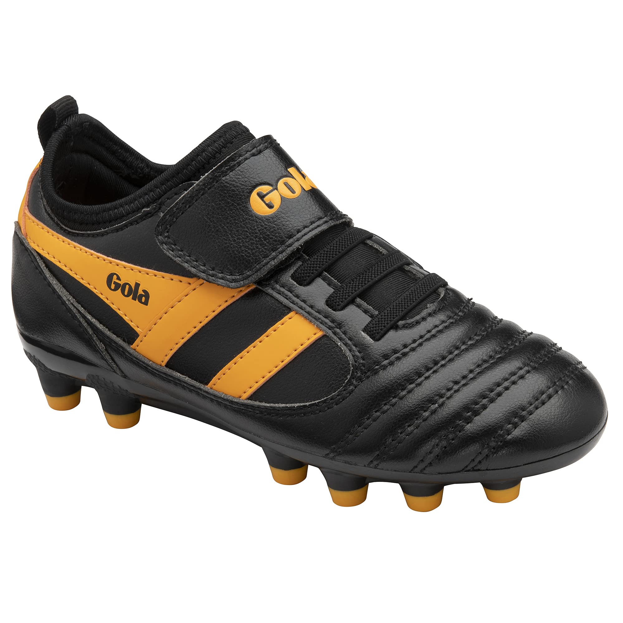 Gola Ceptor MLD QF Football Shoe, Black/Sun, 11 UK Child