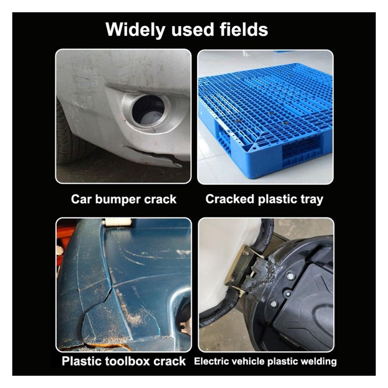 70W Gorące Zszywacze Spawarka Tworzyw Sztucznych Maszyna Samochodowa Pistolet Spawalniczy PVC Lutownica Do Plastikowego Zderzaka Samochodowego Zestaw Naprawczy Do Warsztatu Mocny(Black Kit 2000 Pcs)