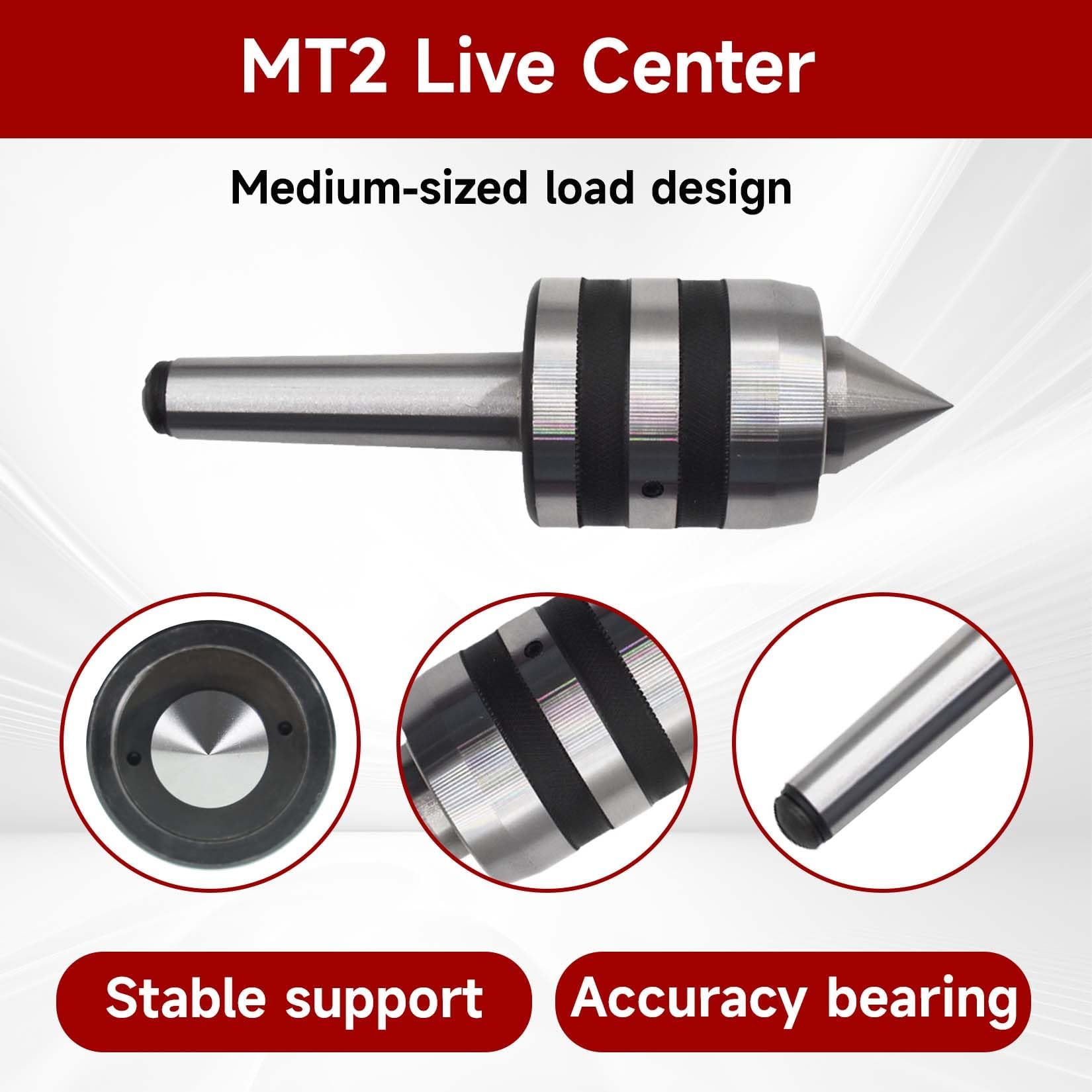 MT2 Live Center - High Precision CNC Tool -5