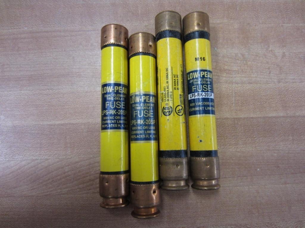 Bussmann LPS-RK-20SP Low-Peak Fuses (Pack of 4)