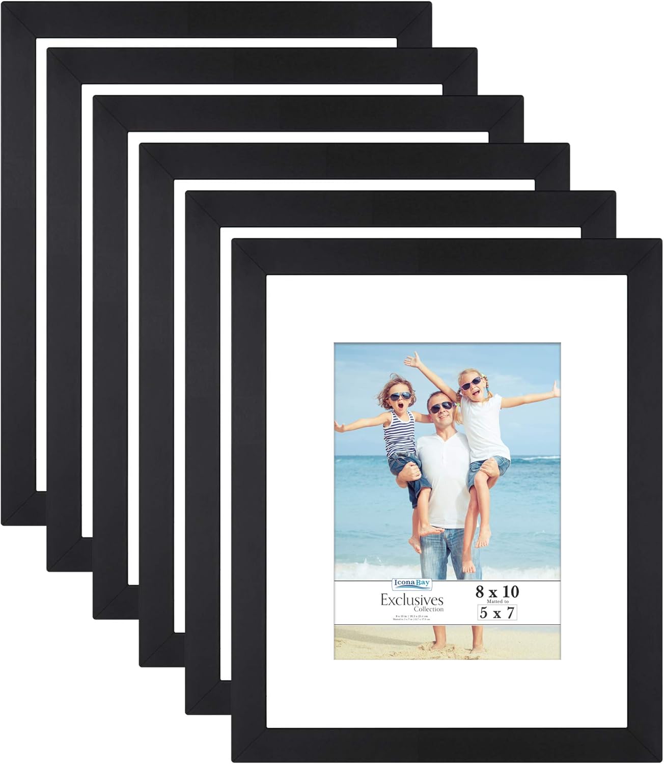 Icona Bay Marcos de fotos, documentos, 4” x 6”, 5” x 7