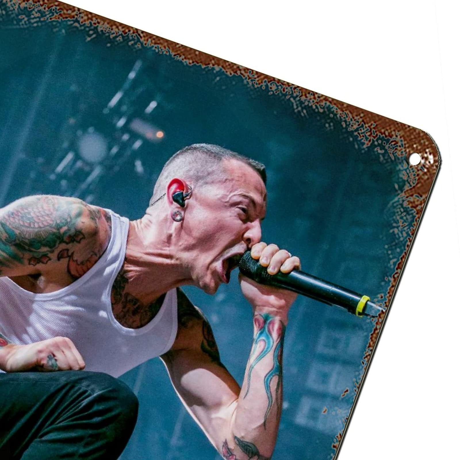 Linkin Park Live Things World Tour Poster Vintage à Suspendre Pour Chambre à Coucher, Salon, Décoration Murale 60 X 90 Cm