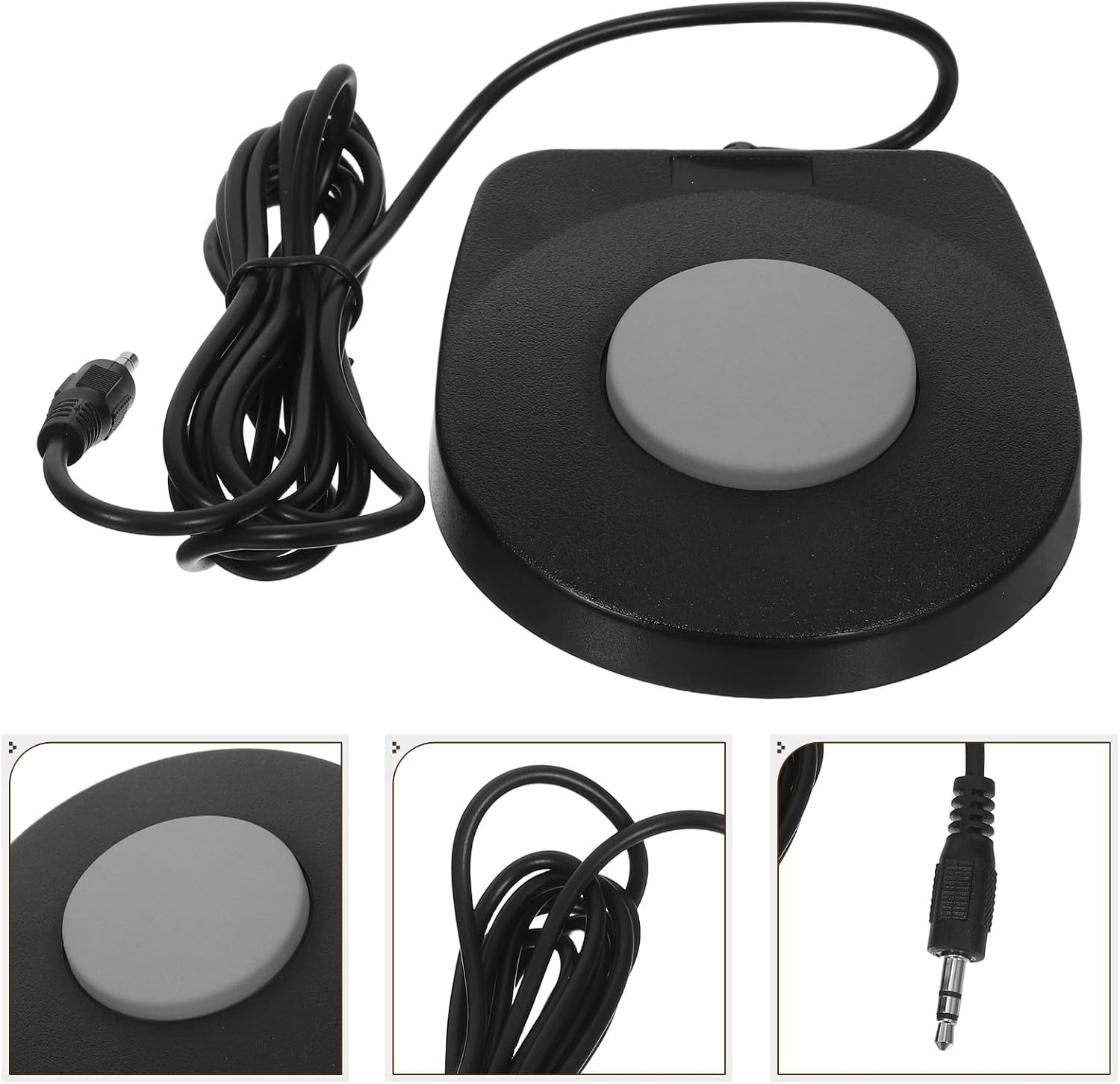 Electronic Drum Kick Pedal with 3.5mm Connector Sustain Foot Pedal for Digital Piano and Keyboard Drum Footswitch and Musical Instruments