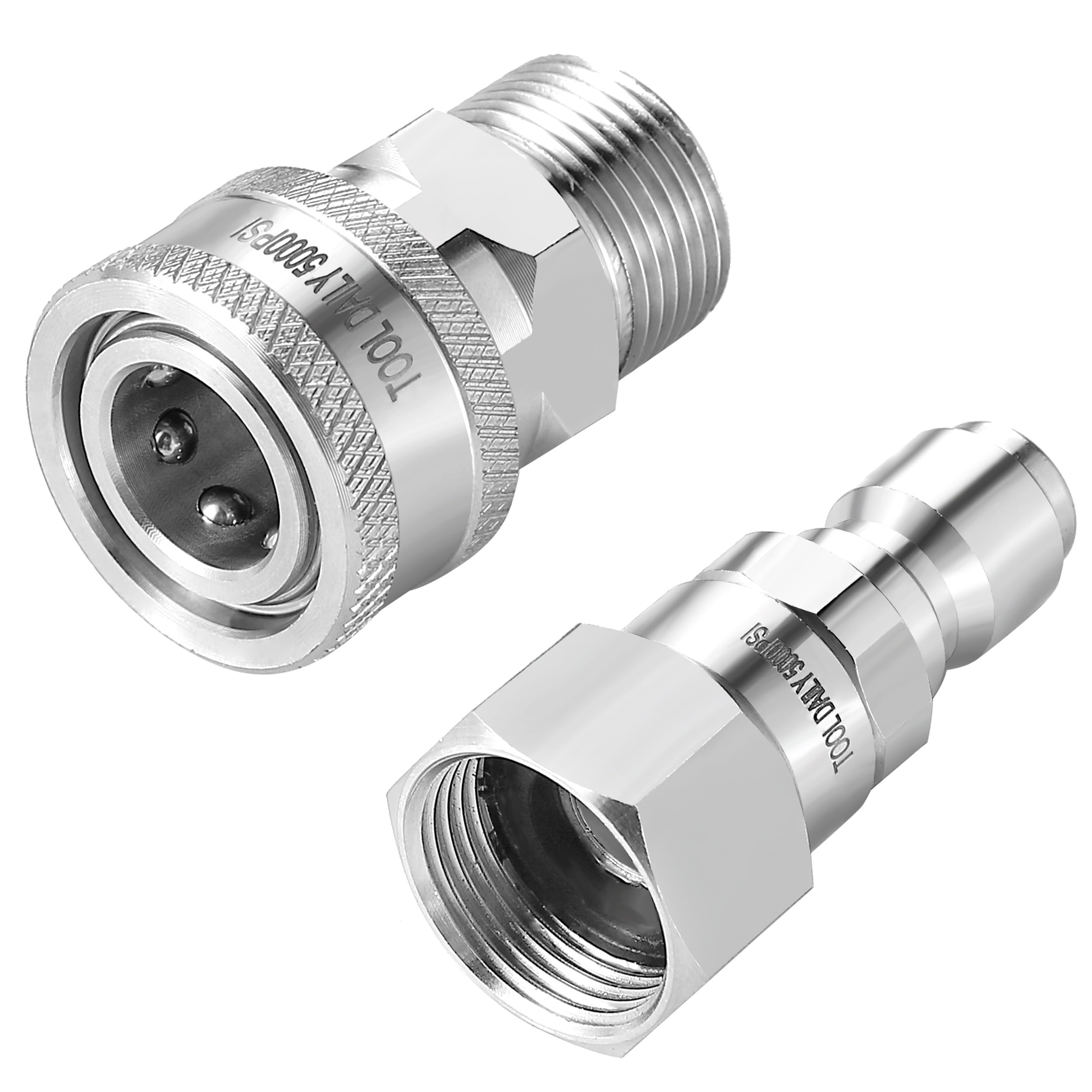 Tool Daily Pressure Washer Swivel Adapter, M22 14mm to 3/8" Quick Connect